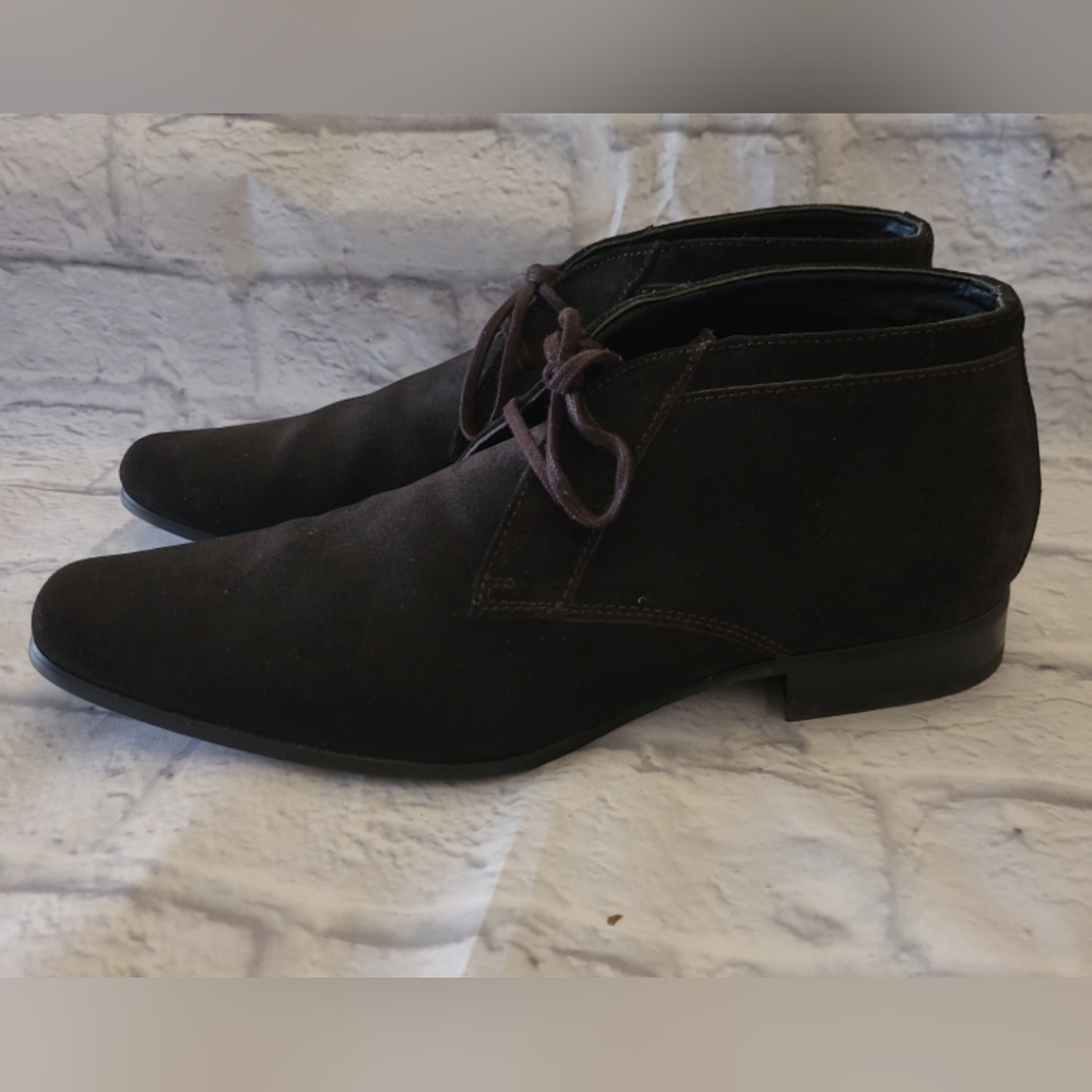 Calvin Klein Dark Brown Chukka Boots - Picture 2 of 7
